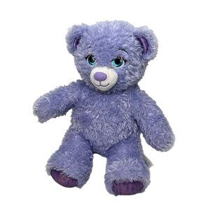 Build-A-Bear Frozen 2 Anna Purple Teddy Bear Plush Disney 16″